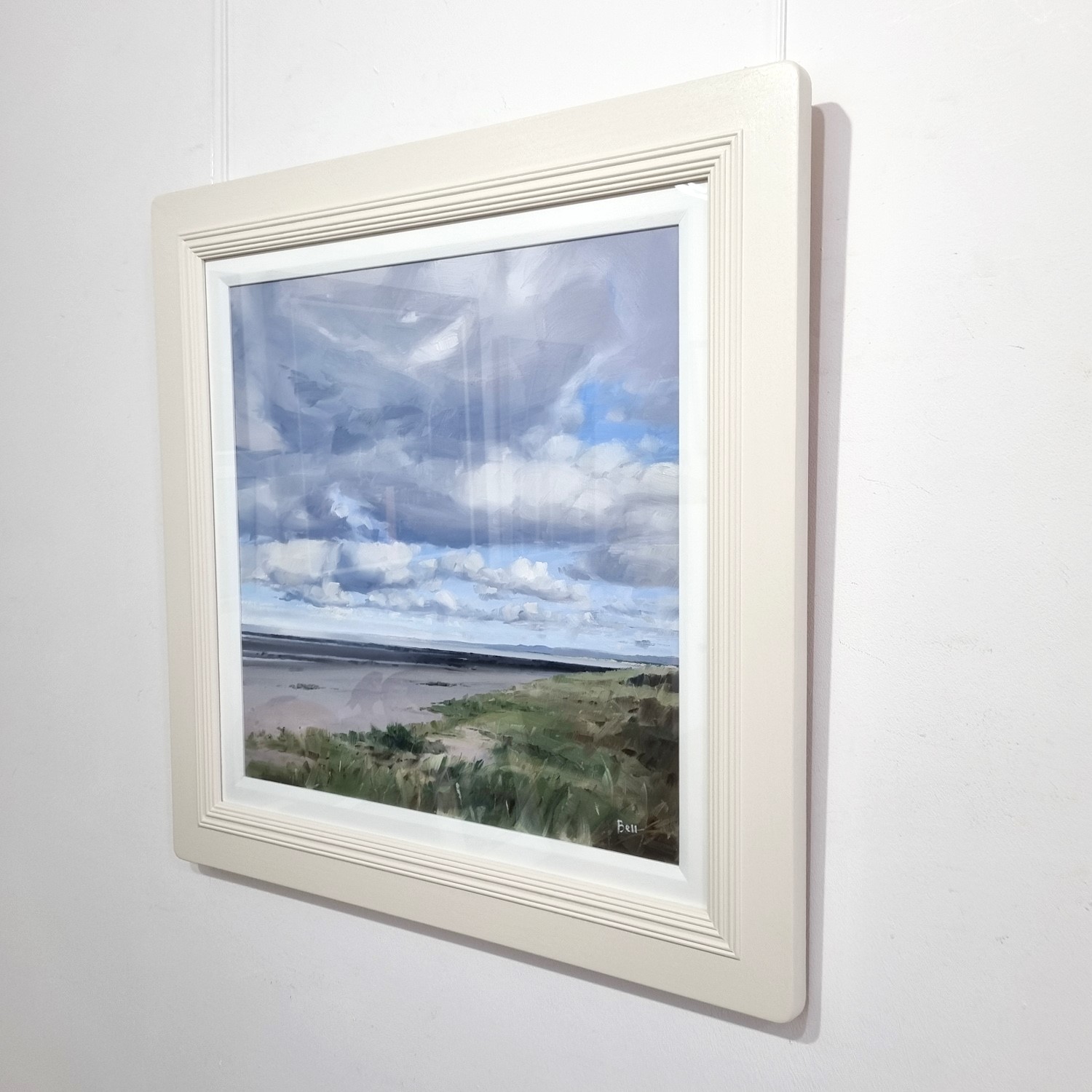 'April Clouds Over Barassie Beach' by artist John Bell